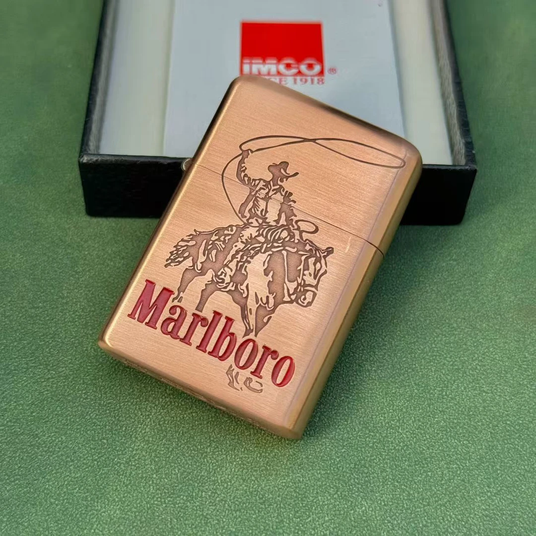 爱酷IMCO 3600紫铜万宝路牛仔套索 打火机