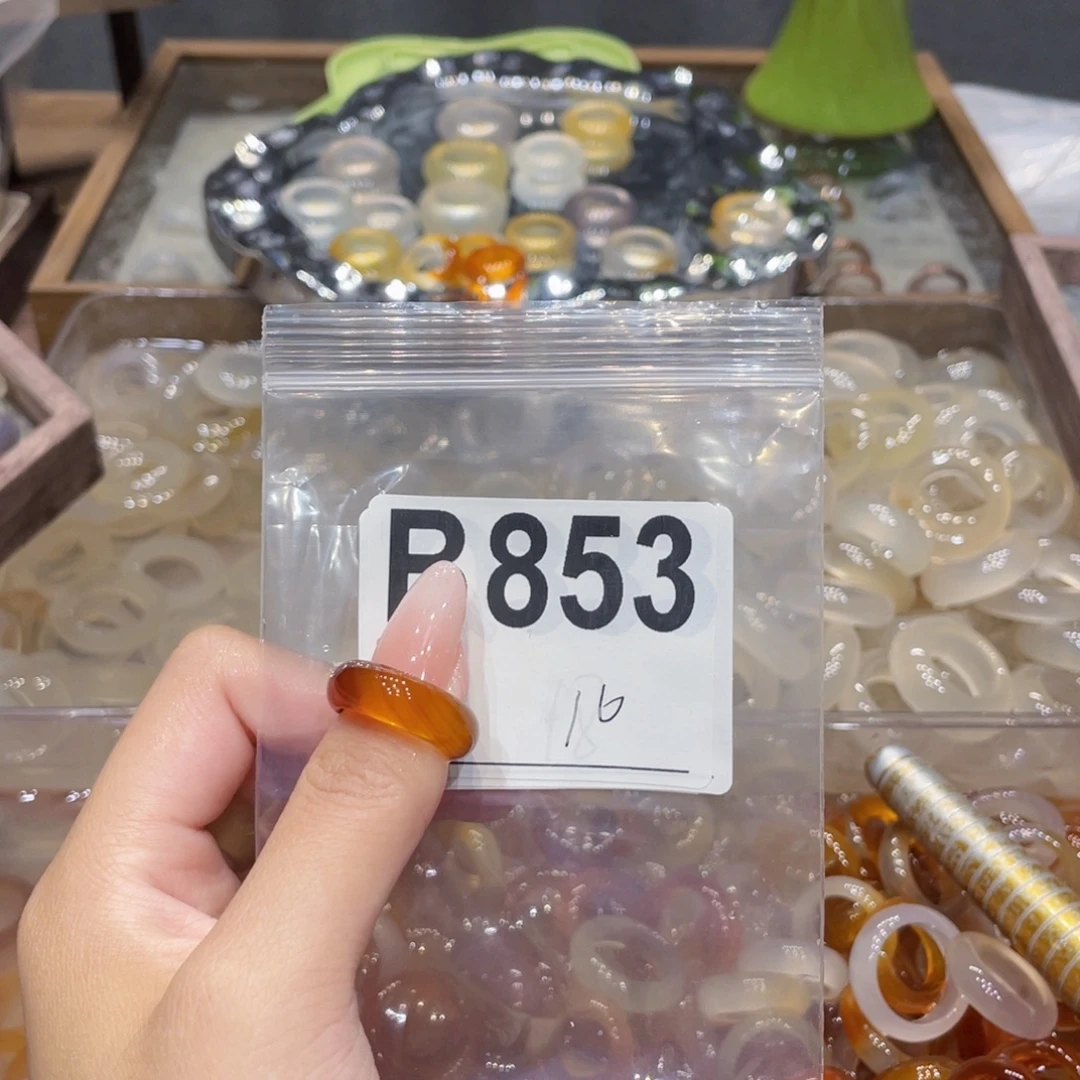 玛瑙/玉髓未镶嵌戒指853