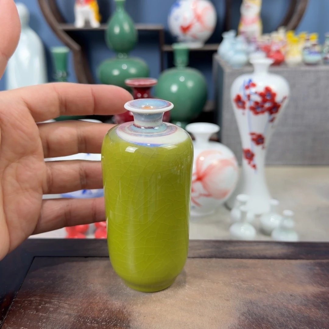 陶瓷手工小花器摆件