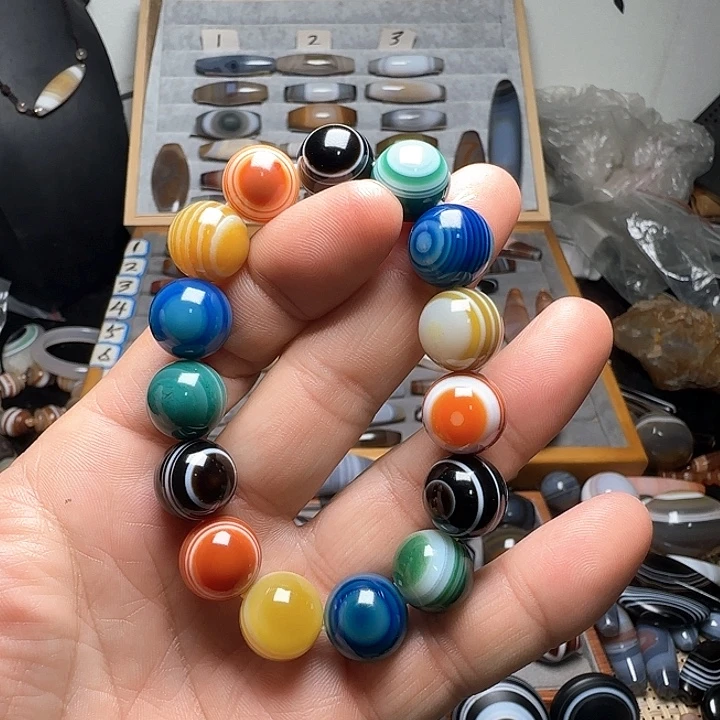 玛瑙/玉髓未镶嵌手串