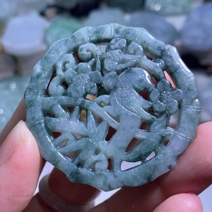 【闪购商品】颈饰未镶嵌翡翠喜