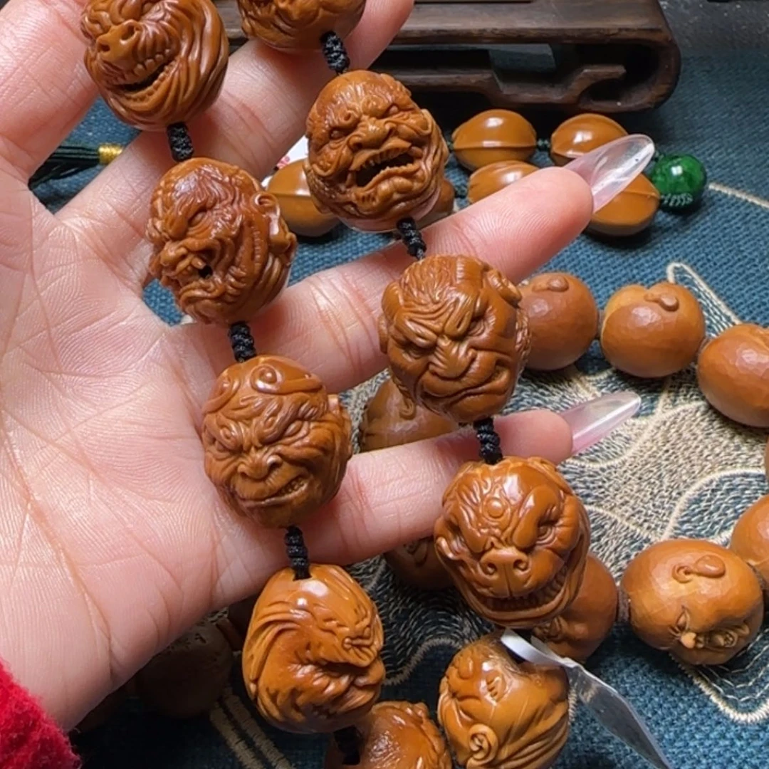 【闪购商品】橄榄核手串十二生肖恶僧