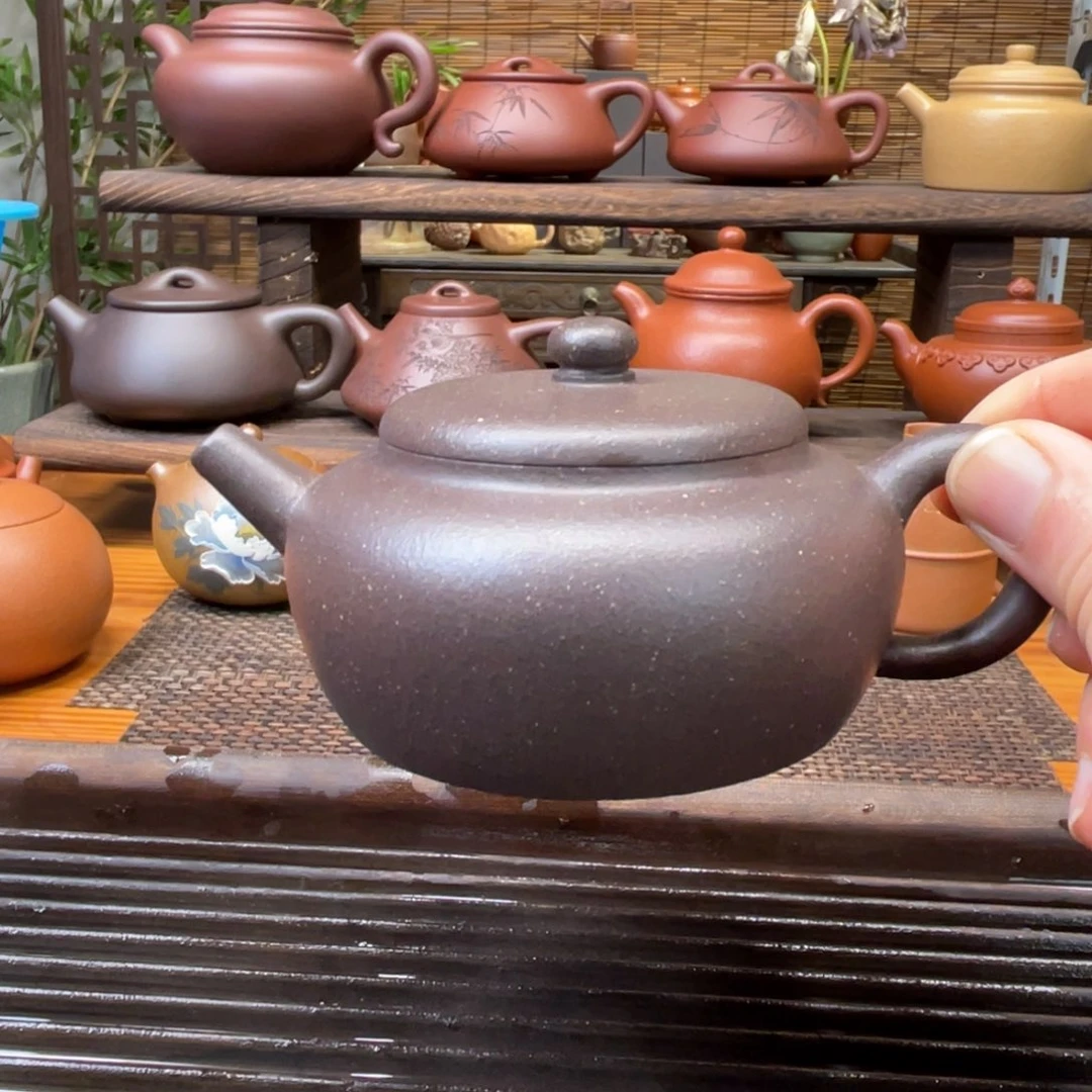 茶壶紫砂宜兴原矿紫砂手工制140