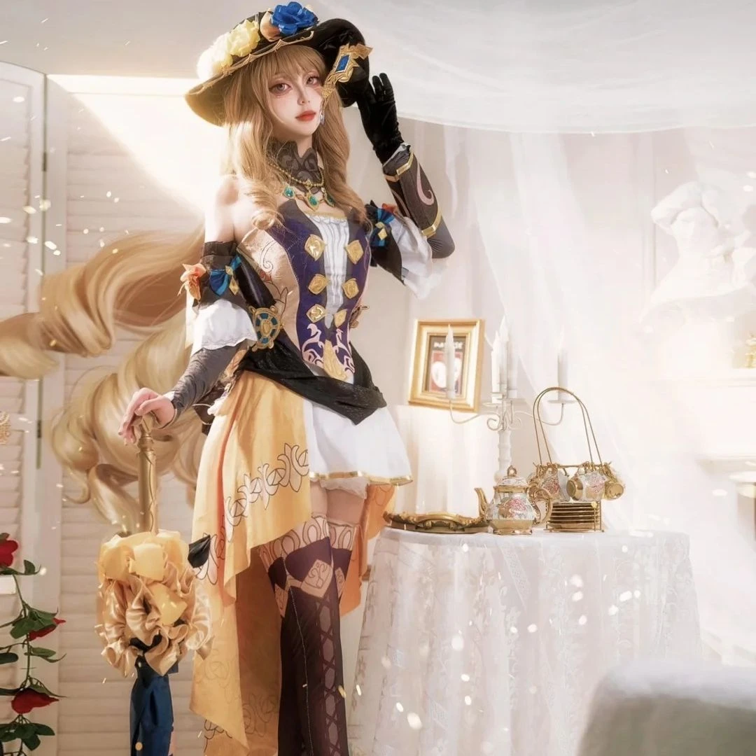 原神cos娜维娅cos服动漫游戏cosplay二次元表演服现货套装