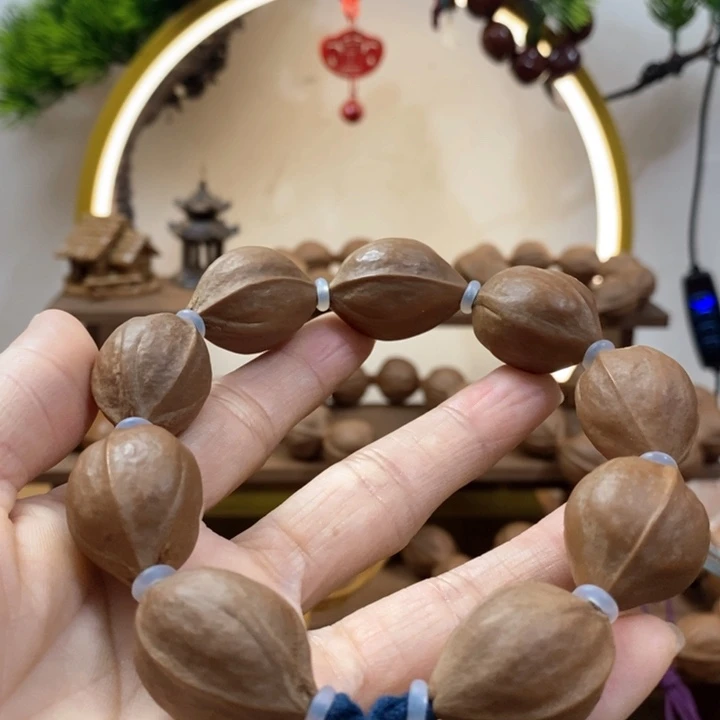 橄榄核手串/手链好*陈梅林铁核19.27
