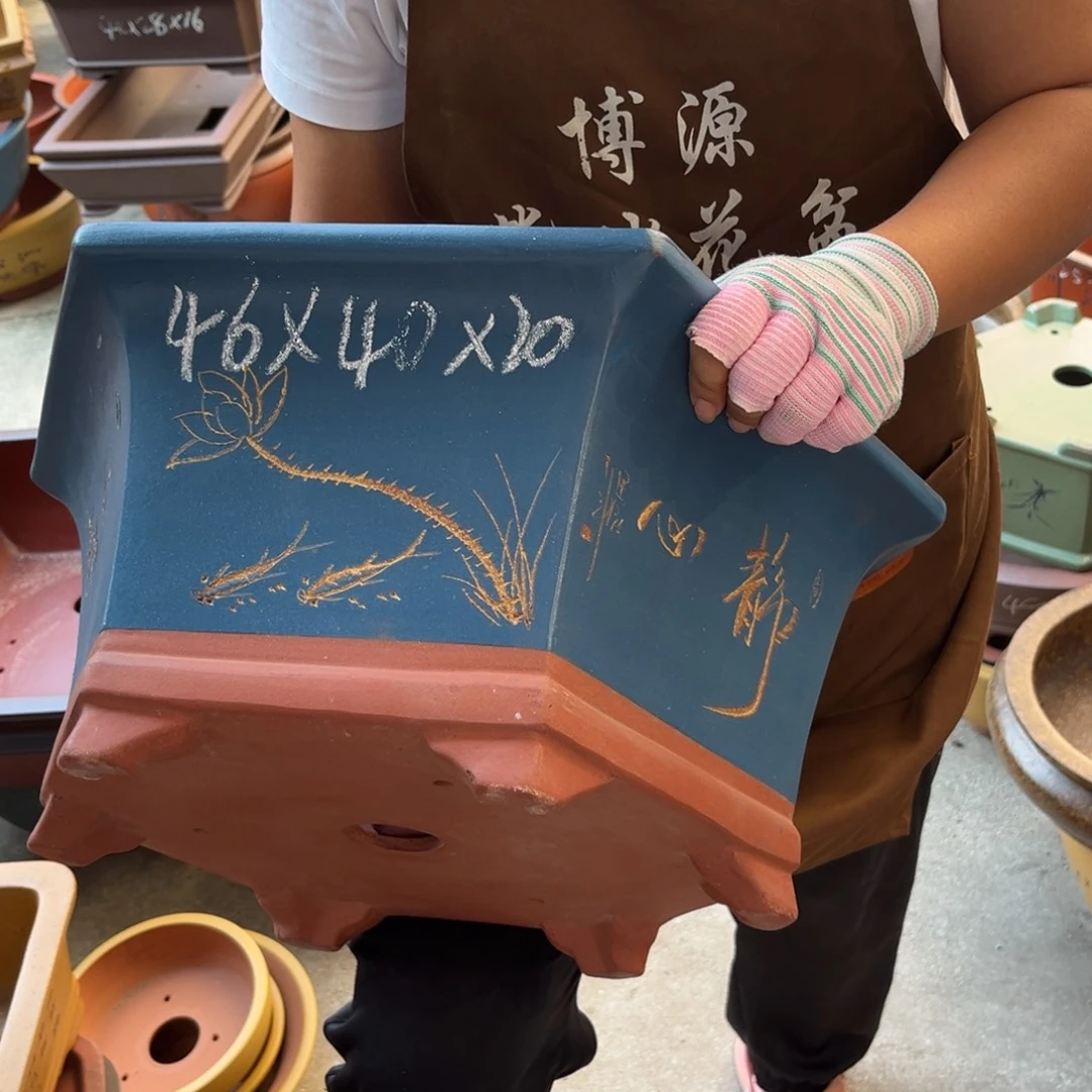 紫砂花盆盆景艺术