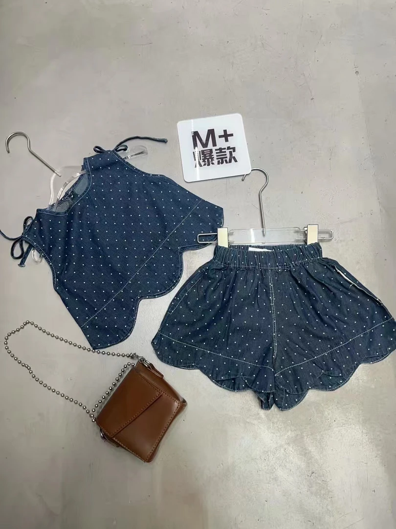 (备注编号拍)休闲圆点夏季波点碎花女韩版套装洋气夏款时尚lulu风