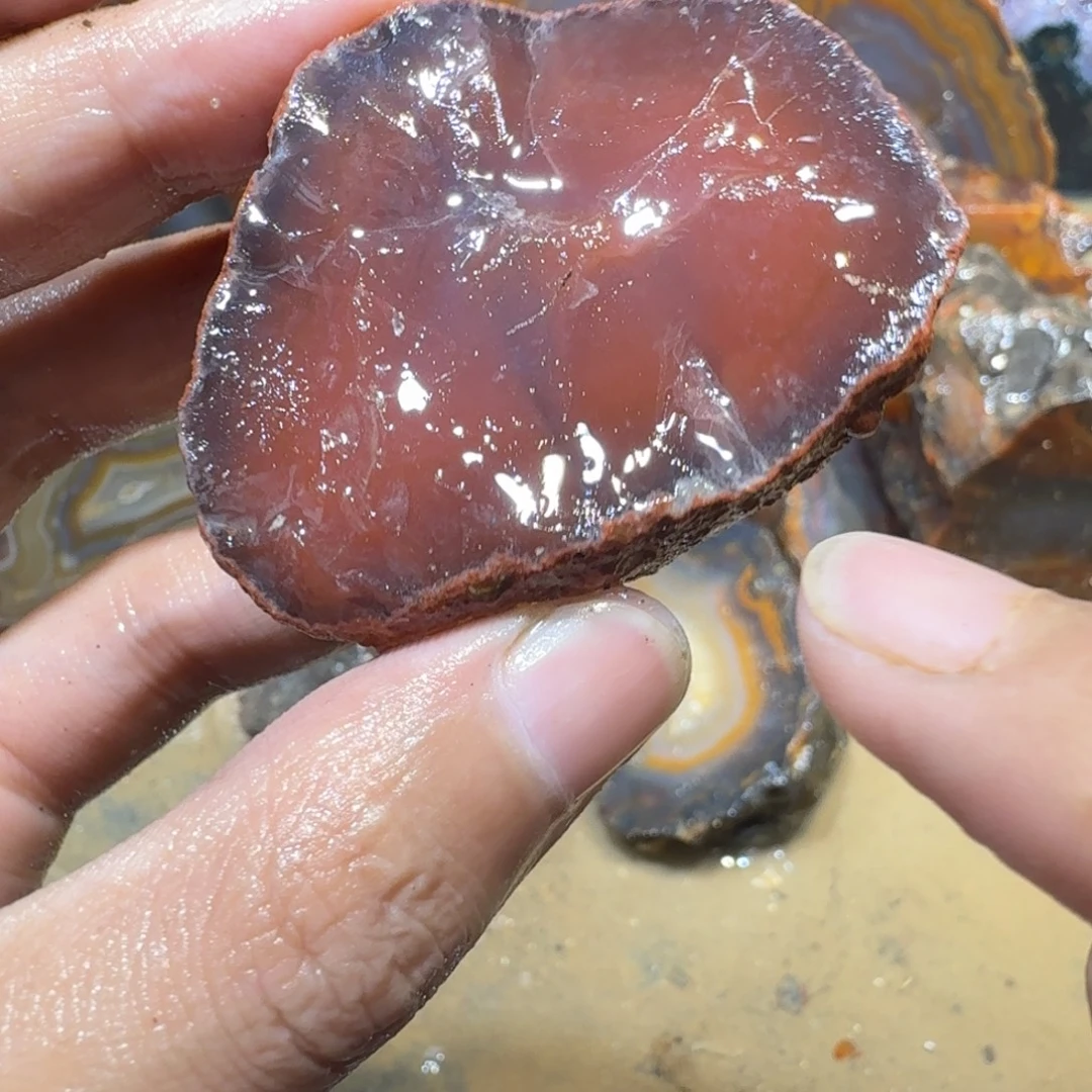 未镶嵌玛瑙/玉髓珠宝半成品
