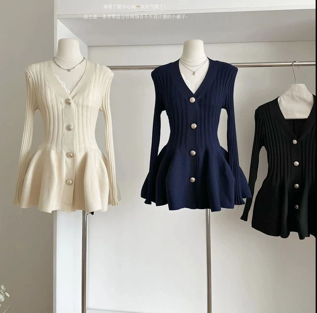 【多金原创】法式 显瘦 辣妹 气质 收腰 纯欲风 千金 赫本风 包臀裙