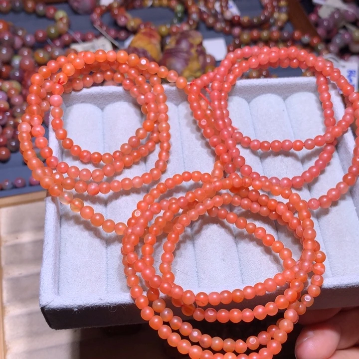 玛瑙/玉髓未镶嵌手链南红打包3条