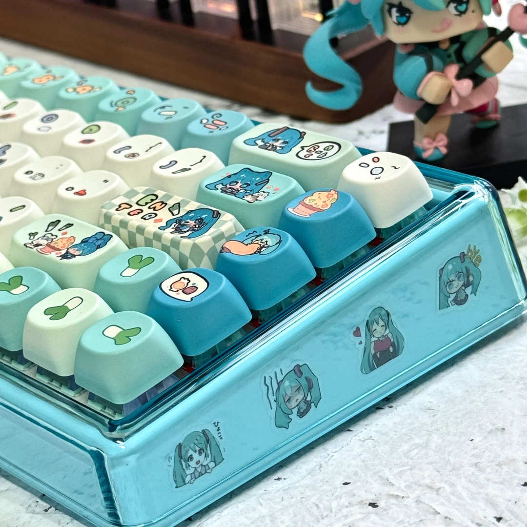 Ainbell客制化键盘推荐初音未来Base68游戏办公三模机械键盘