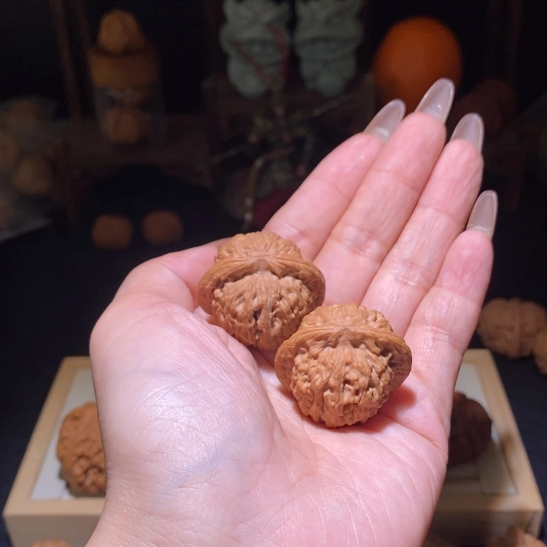 吊坠文玩核桃夜明珠34