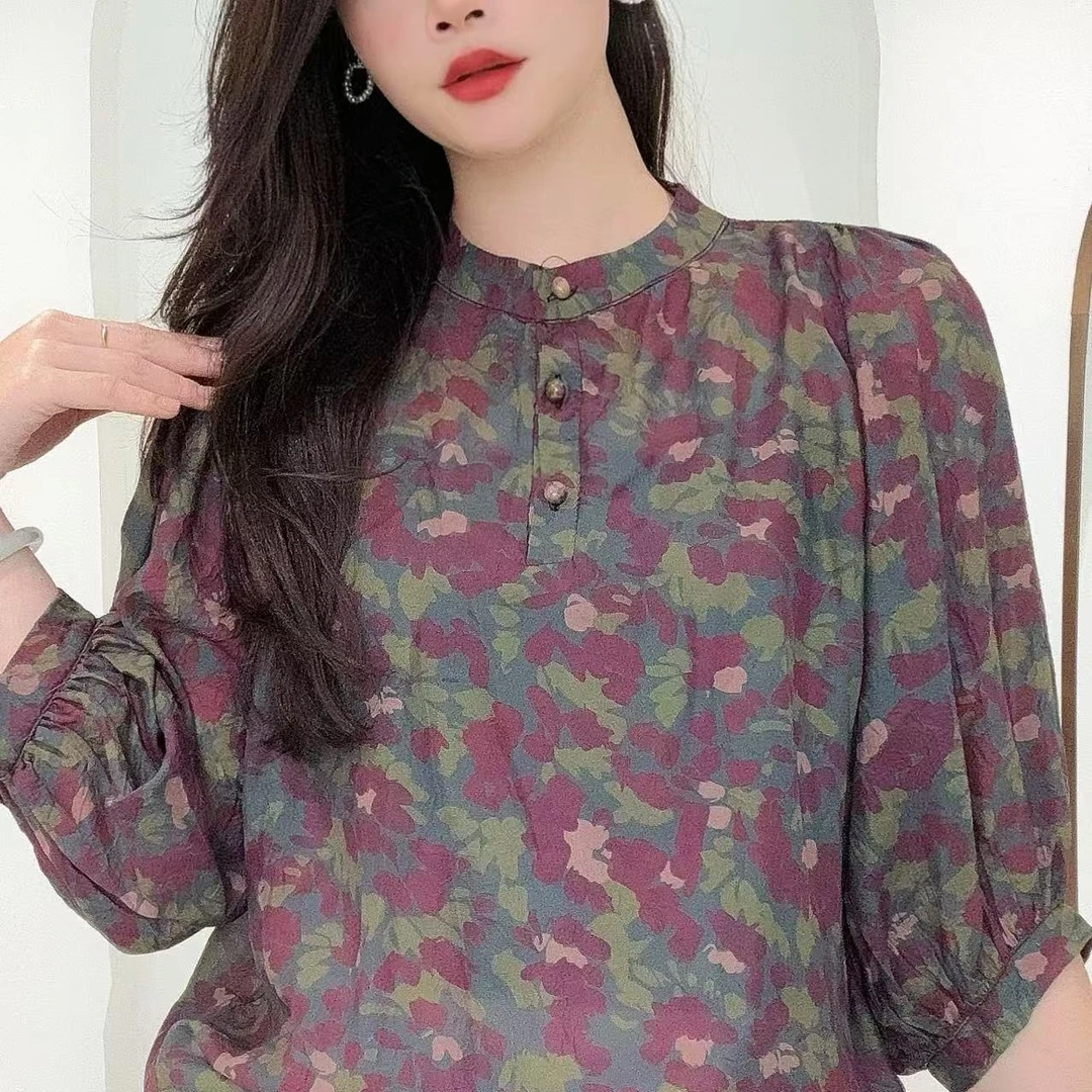 阔太洋气透气舒适感上衣女装Q25AC2110