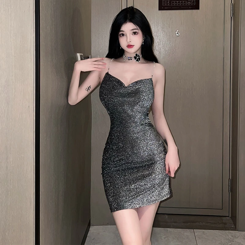 【SuHuan】法式亮闪闪晚服睡衣睡裙