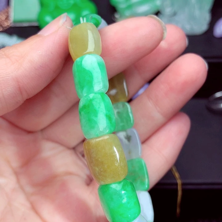 翡翠未镶嵌手链手链