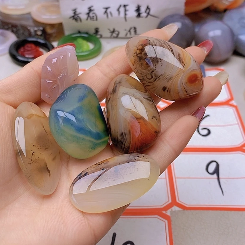 【闪购商品】未镶嵌玛瑙/玉髓珠宝半成品已*