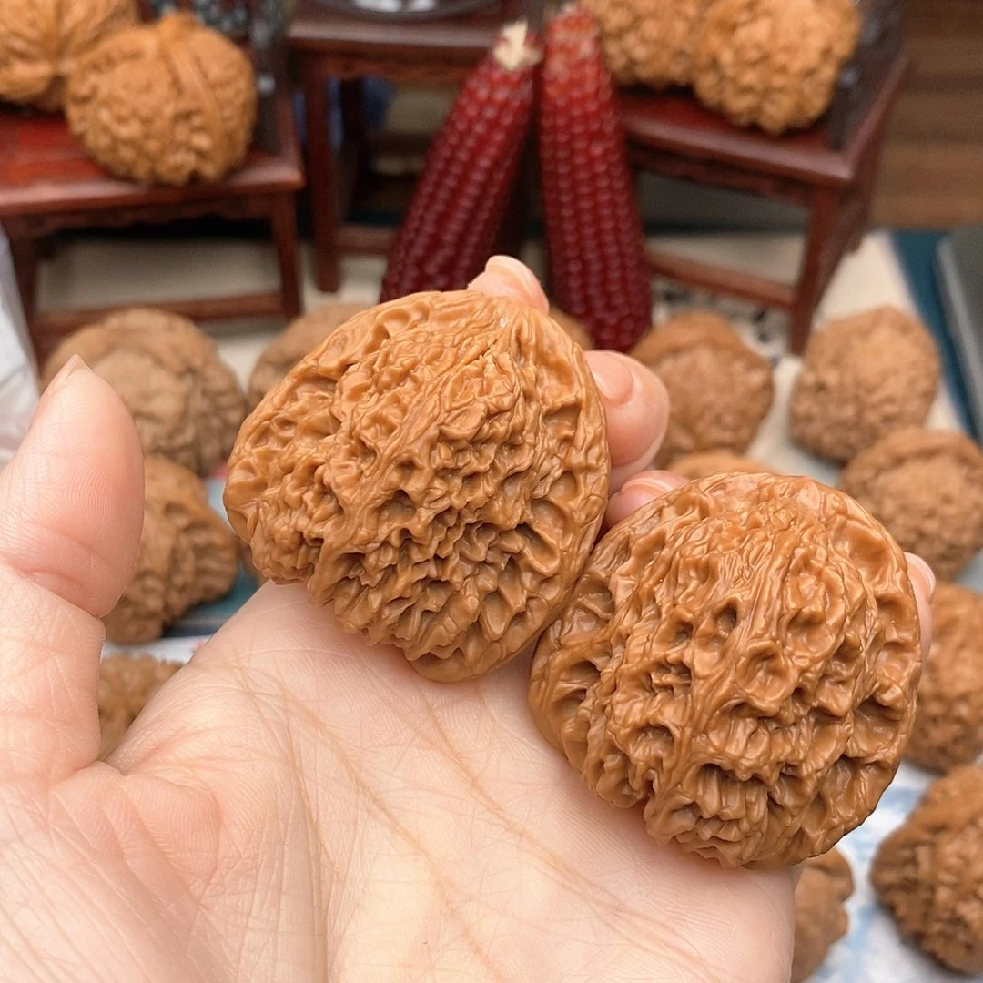 文玩核桃把件42.5南瓜墩