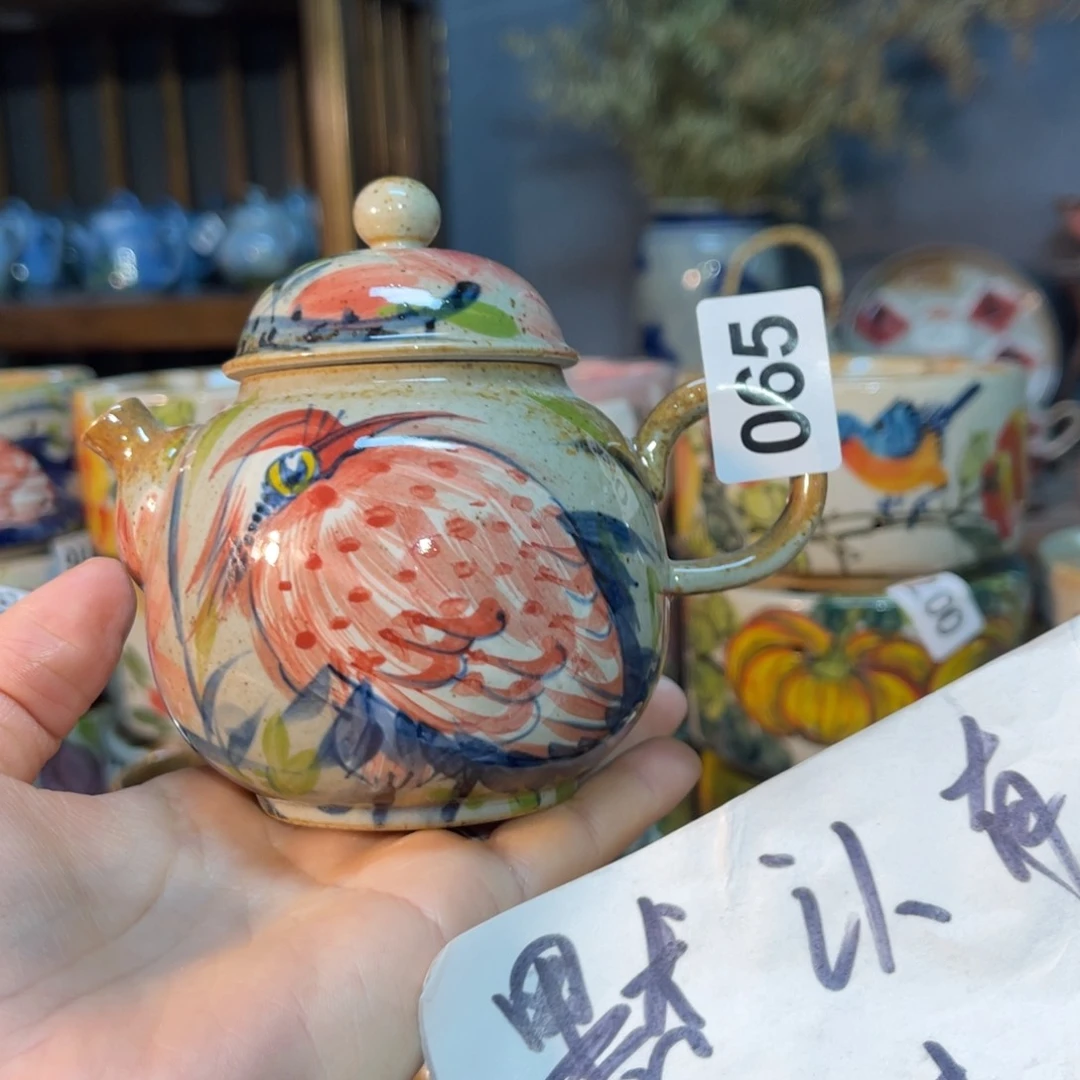 杯素浅陶瓷手工手绘