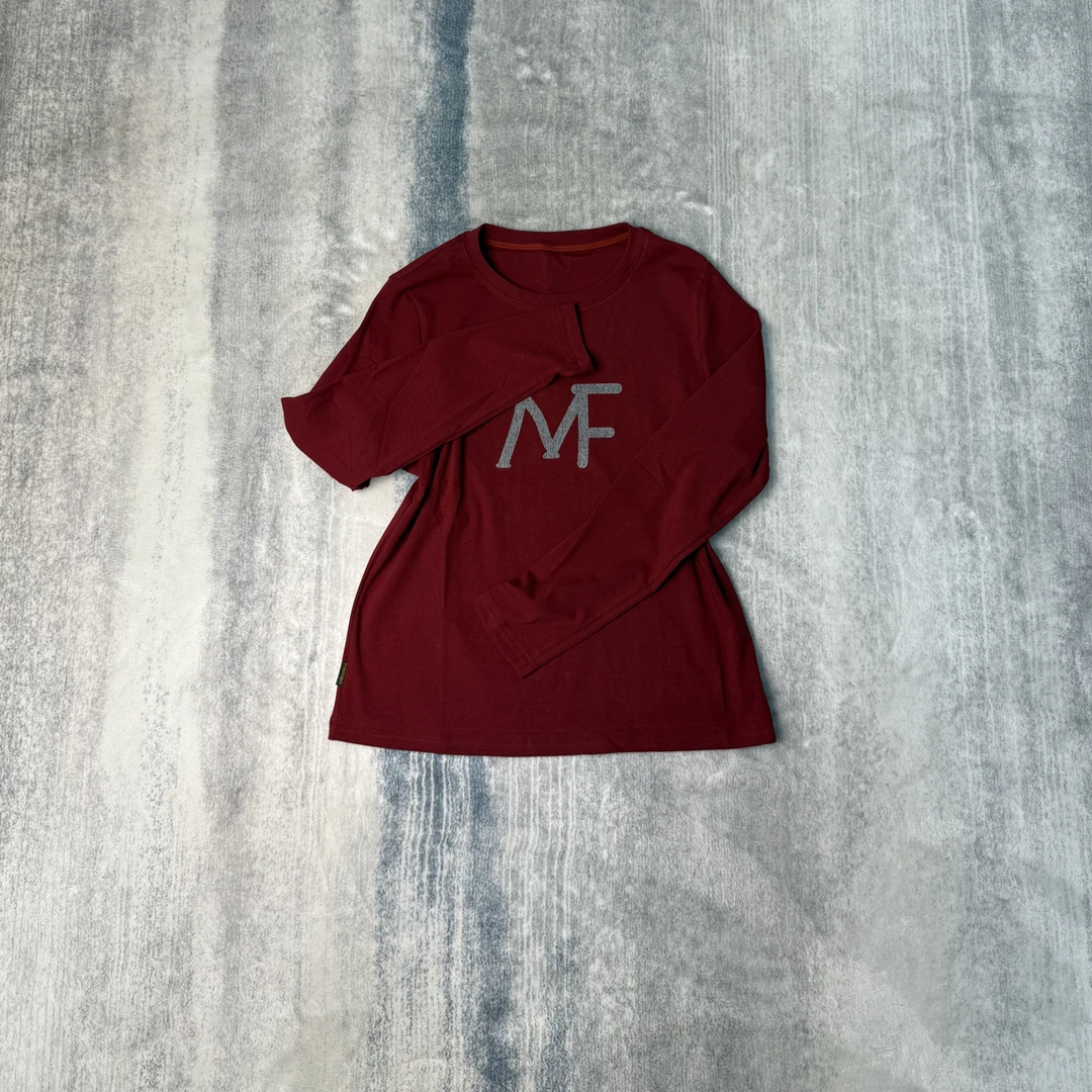 菲玛掂【品品服饰】251265情侣圆领休闲套头印花内搭刺绣长袖字母