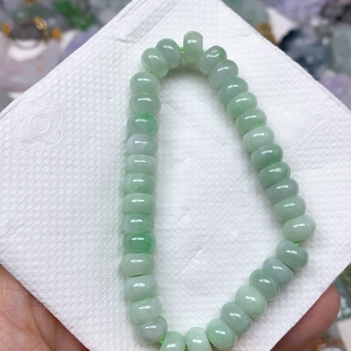 颈饰未镶嵌翡翠天然缅甸翡翠