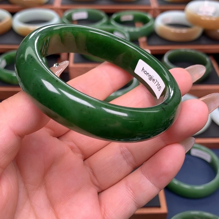 和田玉（碧玉）5859圈口未镶嵌