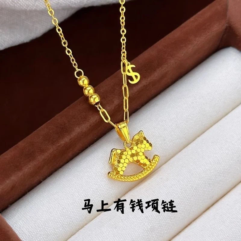 钨合金项链 民族风无镀层坠链气质首饰素款饰品经典JG-3079项链