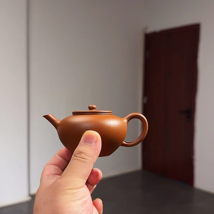 盾***盾茶壶紫砂明式水平120cc