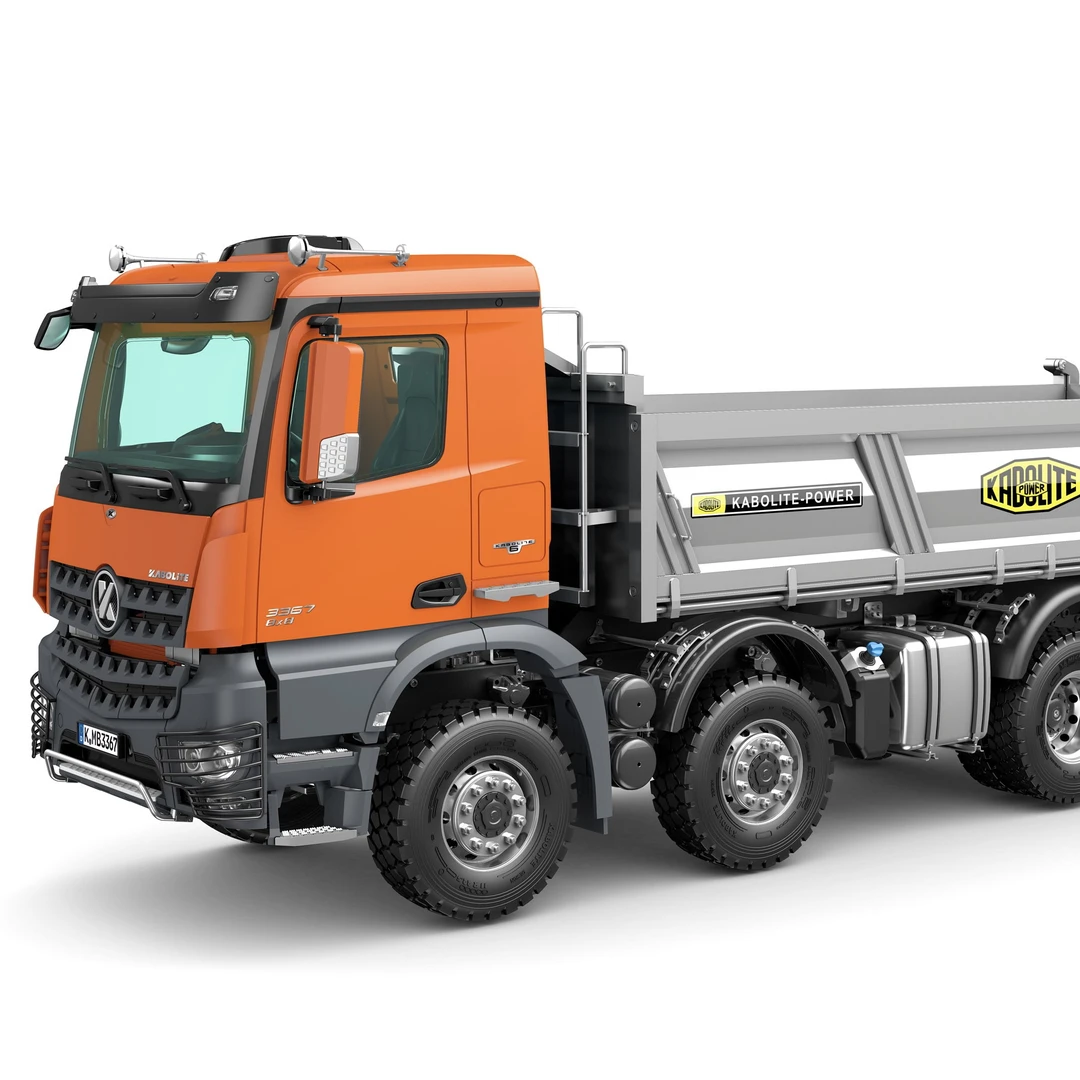 1:14液压遥控8X8自卸卡车仿真RC工程模型