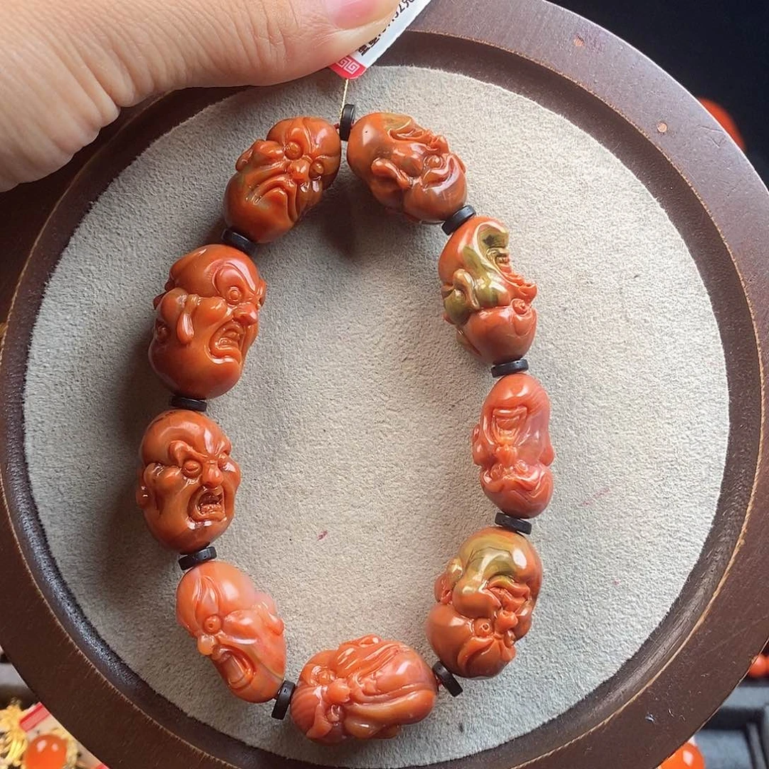 未镶嵌手串南红玛瑙