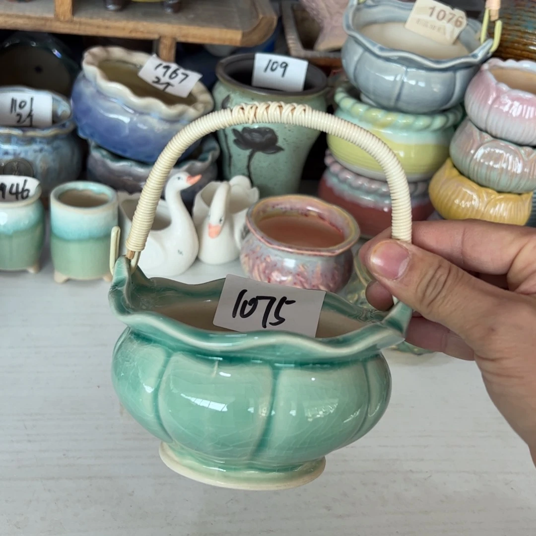 陶瓷陶瓷多肉花盆@@1075