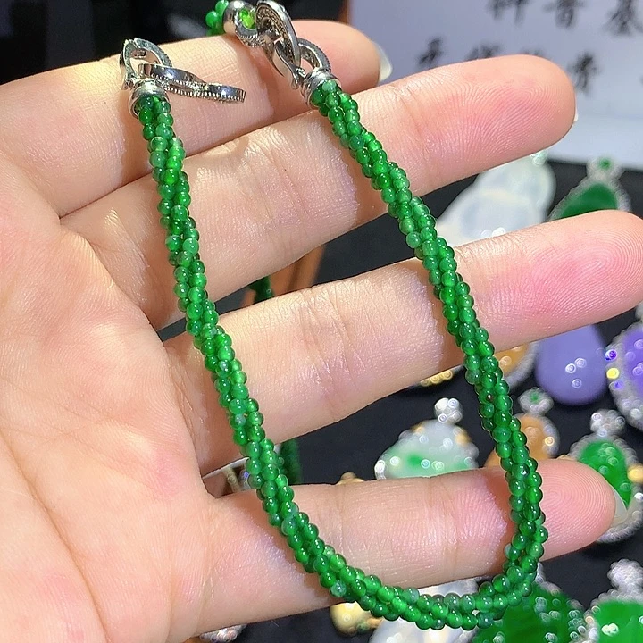 未镶嵌手链翡翠翡翠