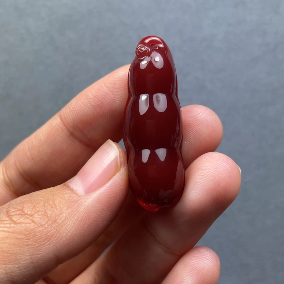 九***日南红玛瑙未镶嵌配饰37mm