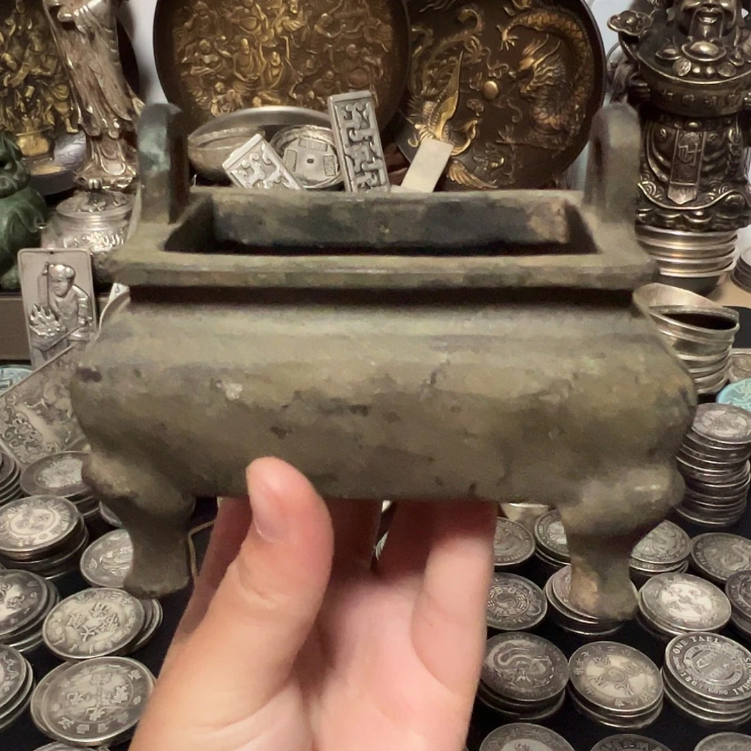 金属复古老藏摆件