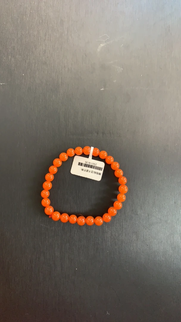 南红6mm冰红手串
