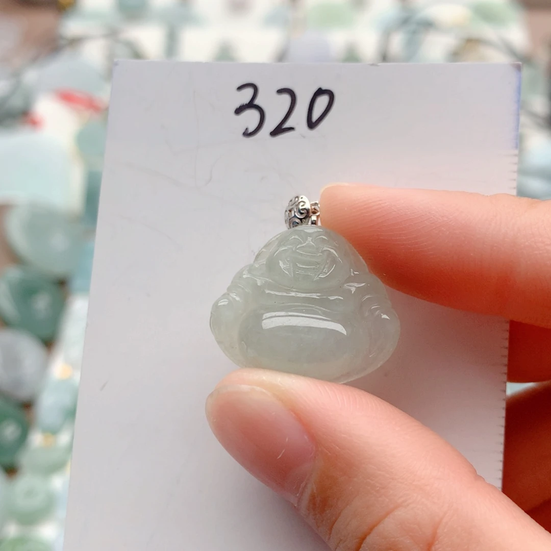 颈饰银S925镶嵌翡翠吊坠