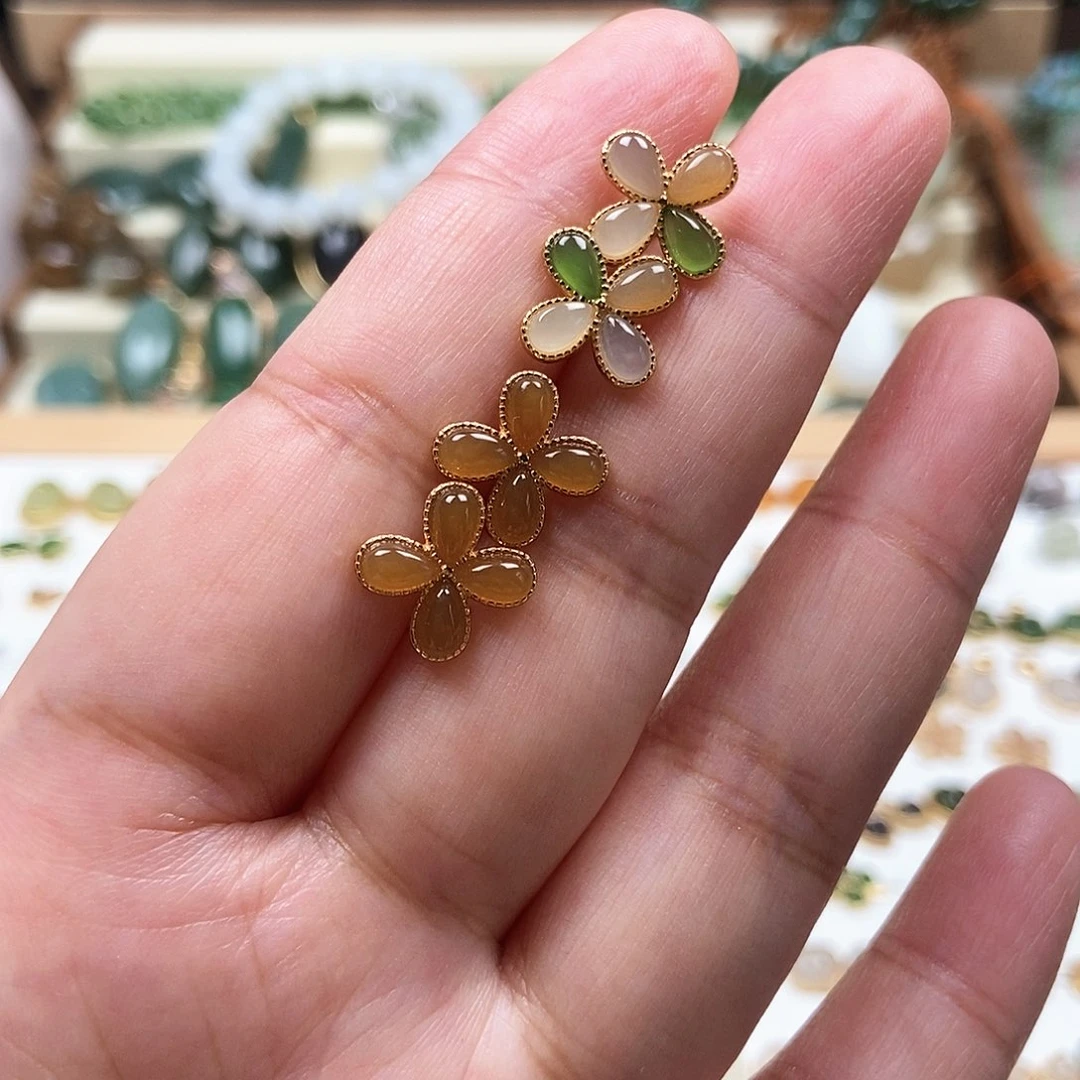 吊坠(不含链)银S925镶嵌和田玉