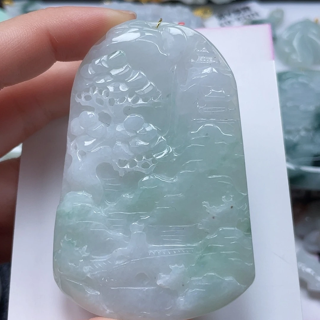 翡翠未镶嵌颈饰翡翠