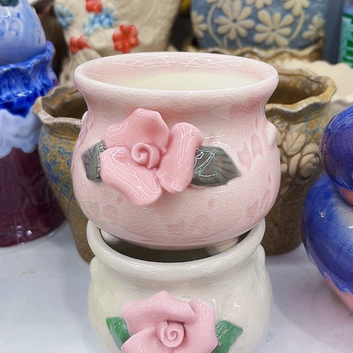 有孔.多肉陶瓷花盆！