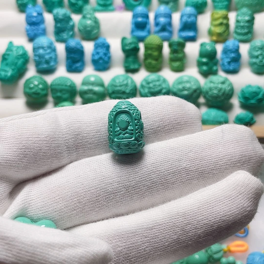 老*手工雕刻配珠四面无相佛