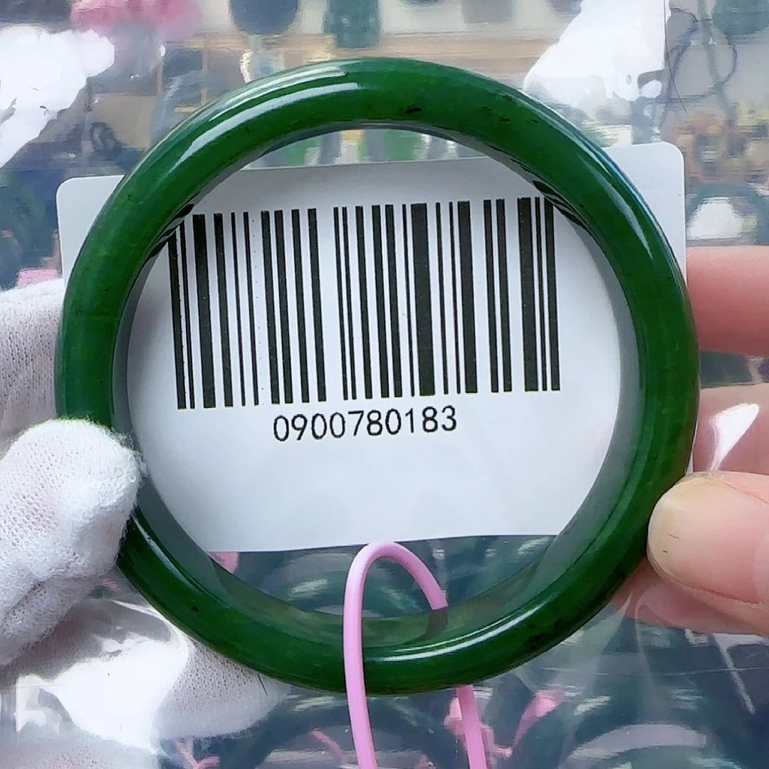 和田玉（碧玉）手镯未镶嵌包容6263