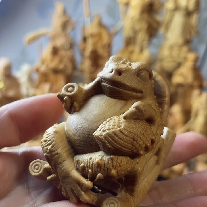 柏木（崖柏）崖柏摇摇椅金蟾