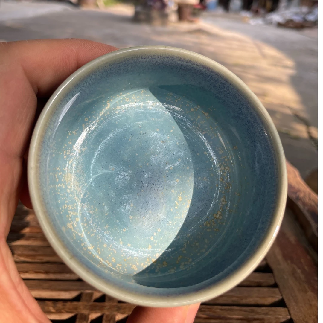 神垕钧瓷炭烧钧瓷主人杯大号纯手工精美