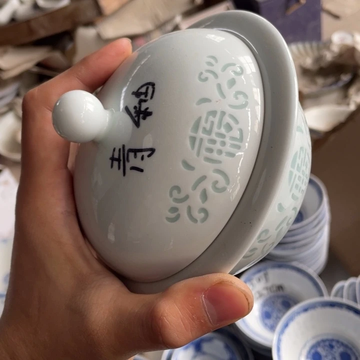 碗瓷景德镇高温细白瓷餐具