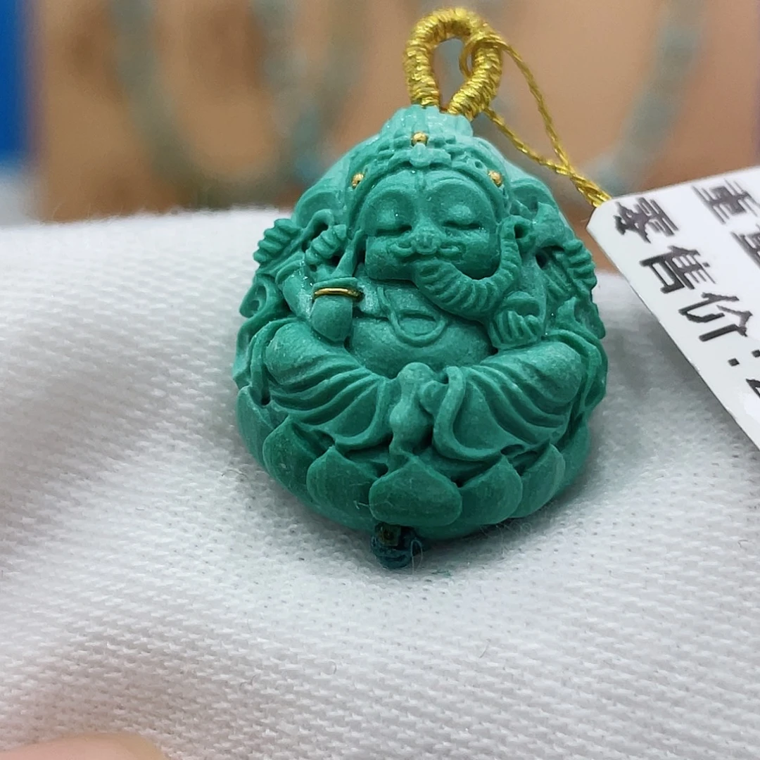 未镶嵌绿松石珠宝奇石