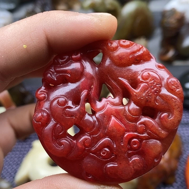 未镶嵌蛇纹石玉颈饰