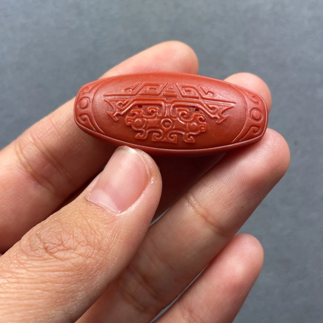 南红玛瑙未镶嵌配饰39.5mm