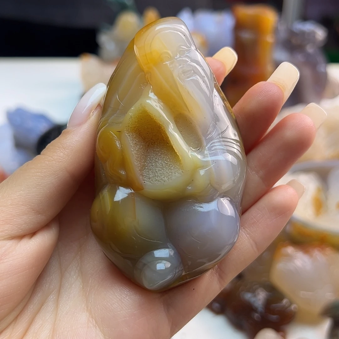 玛瑙/玉髓未镶嵌颈饰