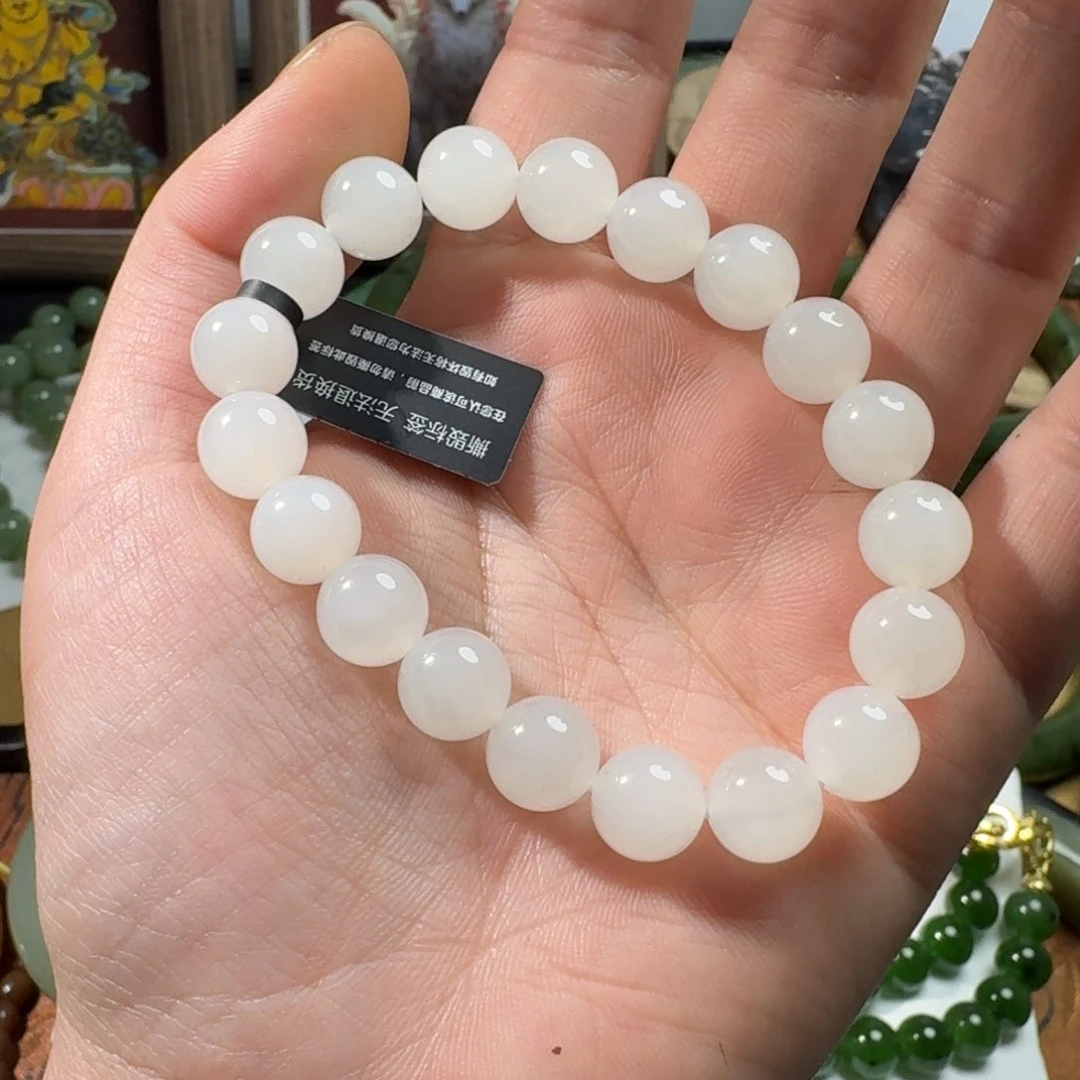 和田玉手串未镶嵌