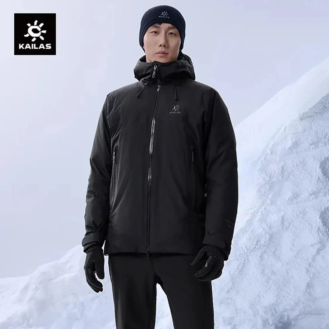 KAILAS凯乐石阿斯本硬壳羽绒服700蓬鹅绒保暖防风防水户外滑雪男