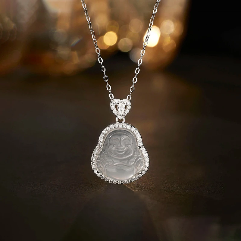 钛钢项链 梅姐饰品13 新中式佛公项链女百搭吊坠轻奢小众锁骨链